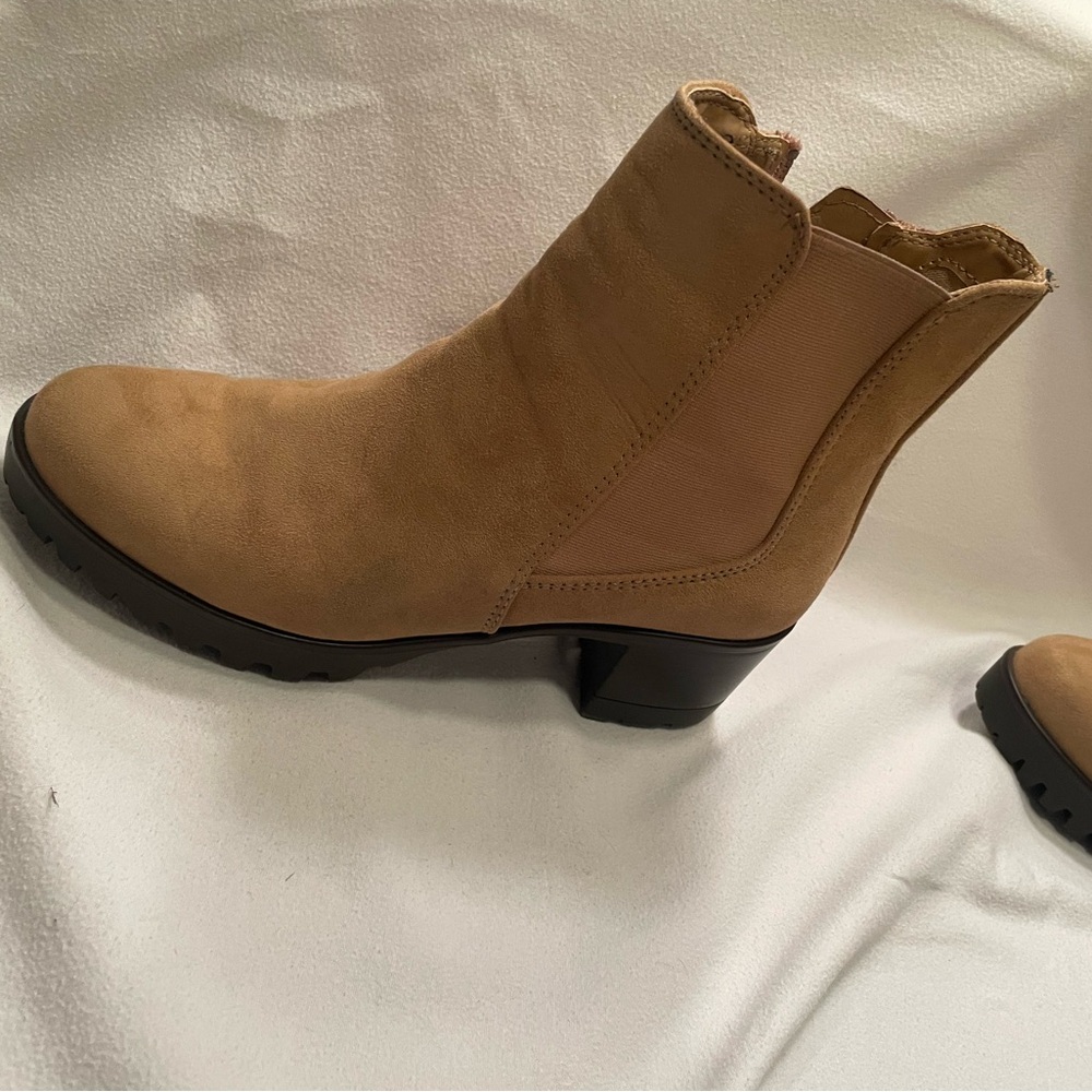 Anne Klein Brown Ankle Booties